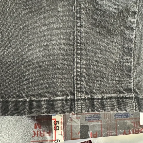 Universal Thread Denim Jumpsuit Sz 16 Black Barrel Leg Zip Up Long Sleeve - Picture 9 of 16